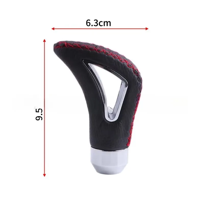 Popu For Car Gear Stick Head Shift Knob Universal Genuine Leather Gear Shift Knob Red Line Black Line Manual Hollow Out Gear Hea
Popu For Car Gear Stick Head Shift Knob Universal Genuine Leather Gear Shift Knob Red Line Black Line Manual Hollow Out Gear Hea