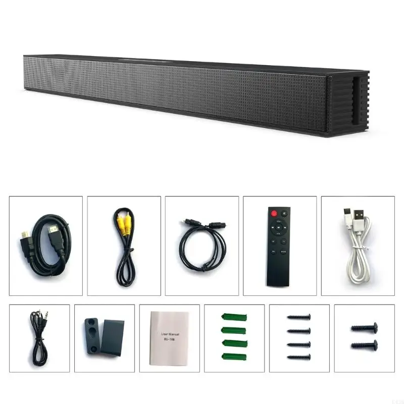 K43B BS-18B 1 Set Multifunction Bluetooth-compatible Soundbar with Optical, Coaxial, and USB Inputs for Better Experience
K43B BS-18B 1 Set Multifunction Bluetooth-compatible Soundbar with Optical, Coaxial, and USB Inputs for Better Experience
