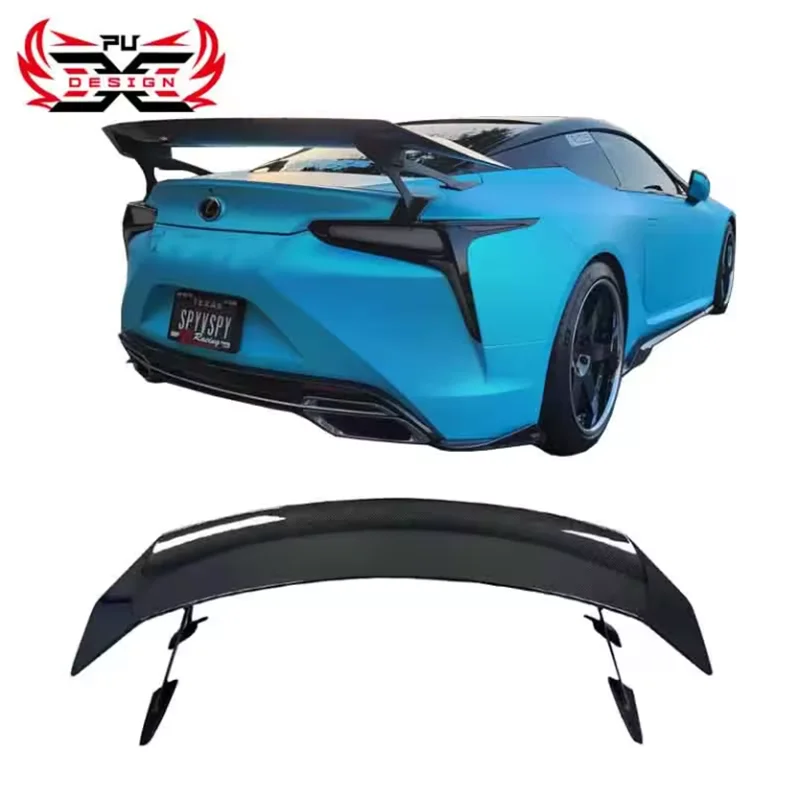 For Lexus LC500 LC500H Dry Carbon Fiber V style Rear Spoiler Rear Wing Body Kits
For Lexus LC500 LC500H Dry Carbon Fiber V style Rear Spoiler Rear Wing Body Kits
