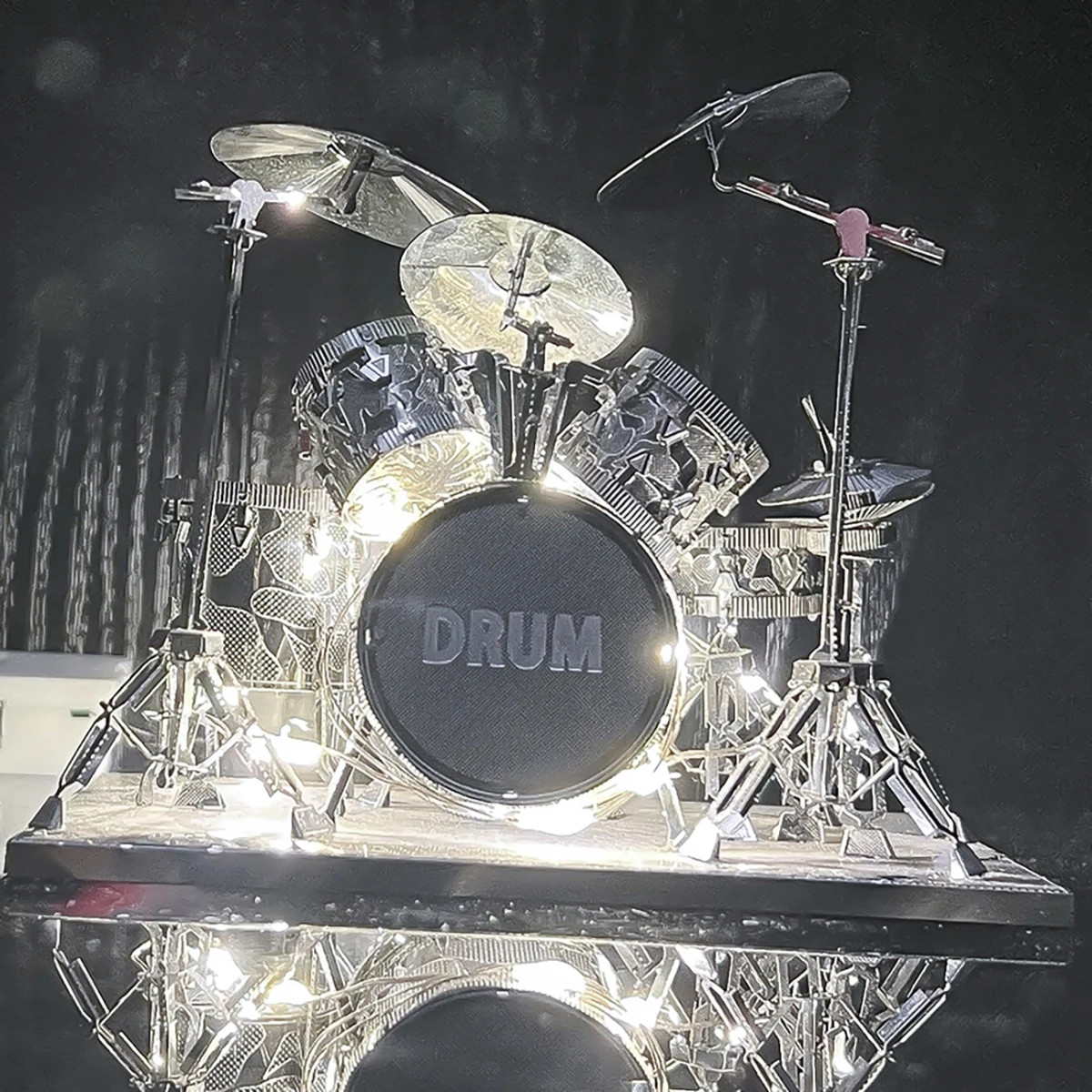Big drum set 3D Metal Puzzle model kits DIY Laser Cut Puzzles Jigsaw Toy For Children
Big drum set 3D Metal Puzzle model kits DIY Laser Cut Puzzles Jigsaw Toy For Children
