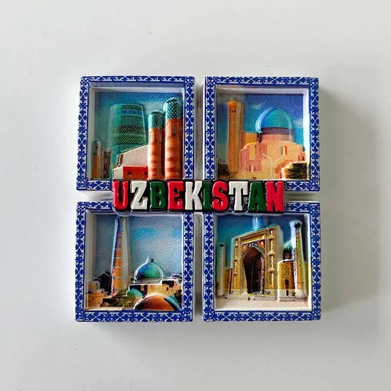 Uzbekistan 3D Resin Fridge Magnet - Cultural Heritage & Historical Landmarks - Strong Magnet for Home Decoration
Uzbekistan 3D Resin Fridge Magnet - Cultural Heritage & Historical Landmarks - Strong Magnet for Home Decoration