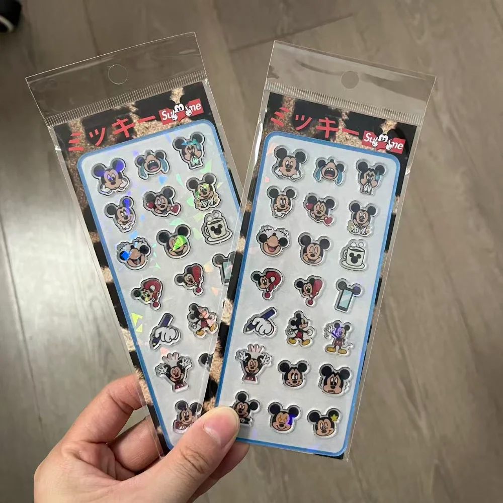 New Disney Mickey Mouse Acrylic Lasercolorful Sticker Creativity Phone Case Diy 3D Decorative Refrigerator Cartoon Sticker Toy
New Disney Mickey Mouse Acrylic Lasercolorful Sticker Creativity Phone Case Diy 3D Decorative Refrigerator Cartoon Sticker Toy