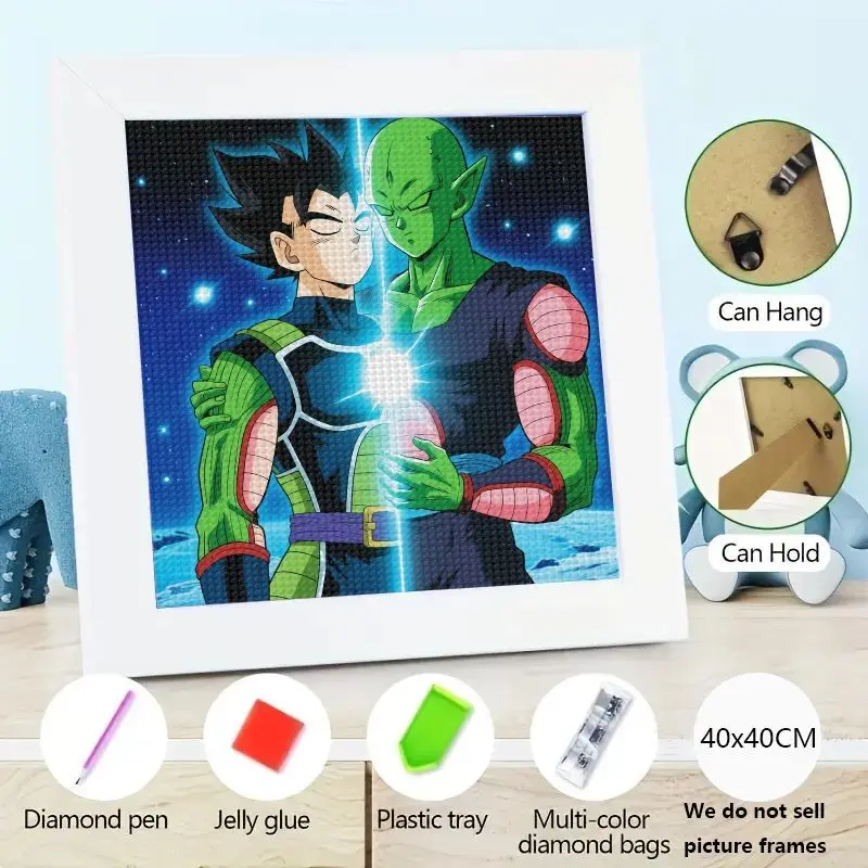 1 шт. Dragon Ball Z Goku Piccolo Diamond Painting Kit, 5D Full Drill Rhinestone DIY Art Craft, Аниме Love Couple Home Wall Decor G
1 шт. Dragon Ball Z Goku Piccolo Diamond Painting Kit, 5D Full Drill Rhinestone DIY Art Craft, Аниме Love Couple Home Wall Decor G