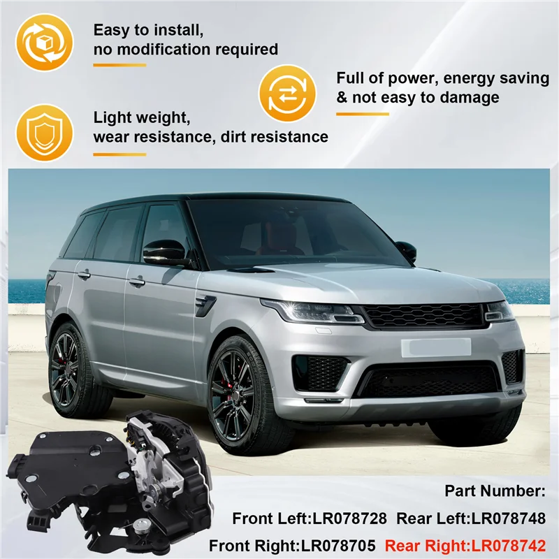 Защелка дверного замка Защелка дверного замка для Land Rover Range Rover Защелка дверного замка задняя правая 
Защелка дверного замка Защелка дверного замка для Land Rover Range Rover Защелка дверного замка задняя правая