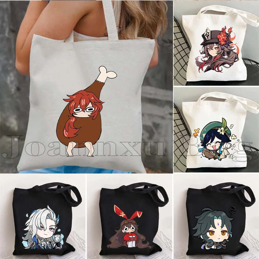 Kawaii Anime Hu Tao Xiao Chibi Kawaii Genshin Impact Zhongli Fan Gifts Venti Neuvillette Thomato Amber Diluc Tote Bag Handbag
Kawaii Anime Hu Tao Xiao Chibi Kawaii Genshin Impact Zhongli Fan Gifts Venti Neuvillette Thomato Amber Diluc Tote Bag Handbag