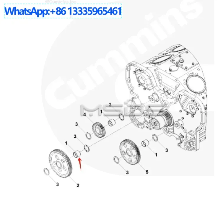For Cummins engine bushing K38 GTA38 series idler gear bushing 3004686 drive bushing
For Cummins engine bushing K38 GTA38 series idler gear bushing 3004686 drive bushing
