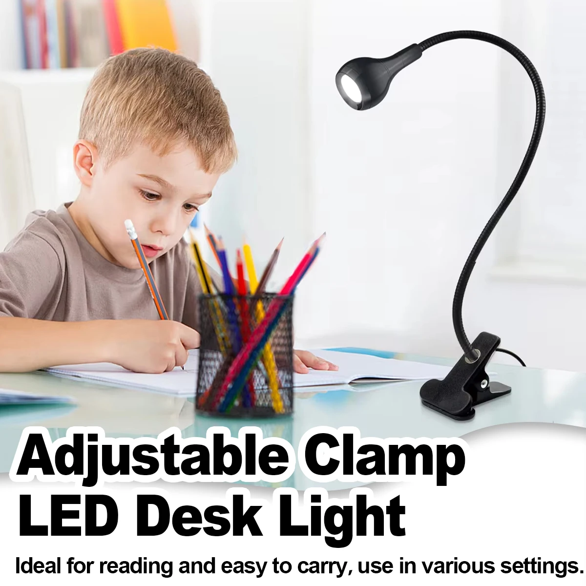 Usb Led Clip On Desk Lamp Reading Book Light Cold White Clip-on Night Lights Study Read 5v Eye-caring Clamp Books Eye Protection
Usb Led Clip On Desk Lamp Reading Book Light Cold White Clip-on Night Lights Study Read 5v Eye-caring Clamp Books Eye Protection