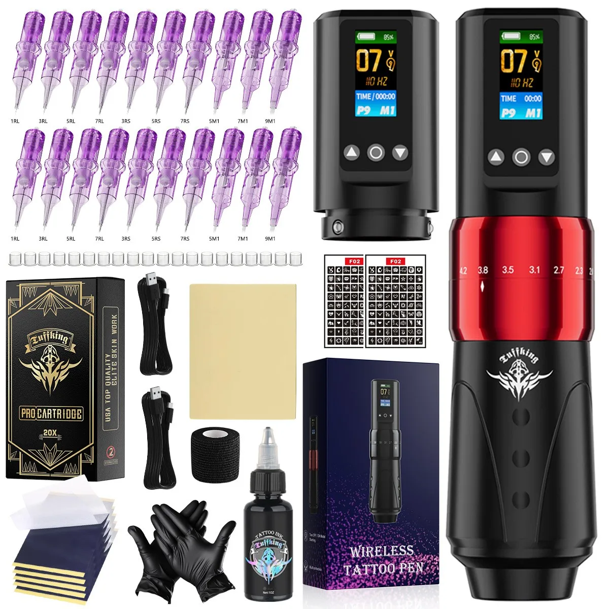 P8 Tattoo Cutting, Fogging, Screen Display Integrated Machine with Adjustable Travel Tuffking Tattoo Equipment Complete Set
P8 Tattoo Cutting, Fogging, Screen Display Integrated Machine with Adjustable Travel Tuffking Tattoo Equipment Complete Set