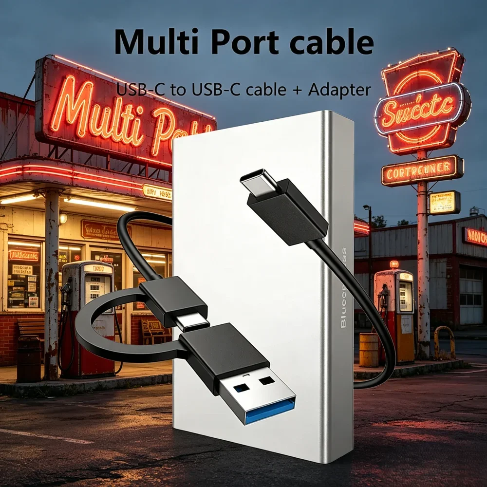 USB-C to 2.5/3.5 Inch SAS/SATA Hard Drive Enclosure, 5Gbps External HDD Case, Supports Up to 20TB Large Capacity
USB-C to 2.5/3.5 Inch SAS/SATA Hard Drive Enclosure, 5Gbps External HDD Case, Supports Up to 20TB Large Capacity
