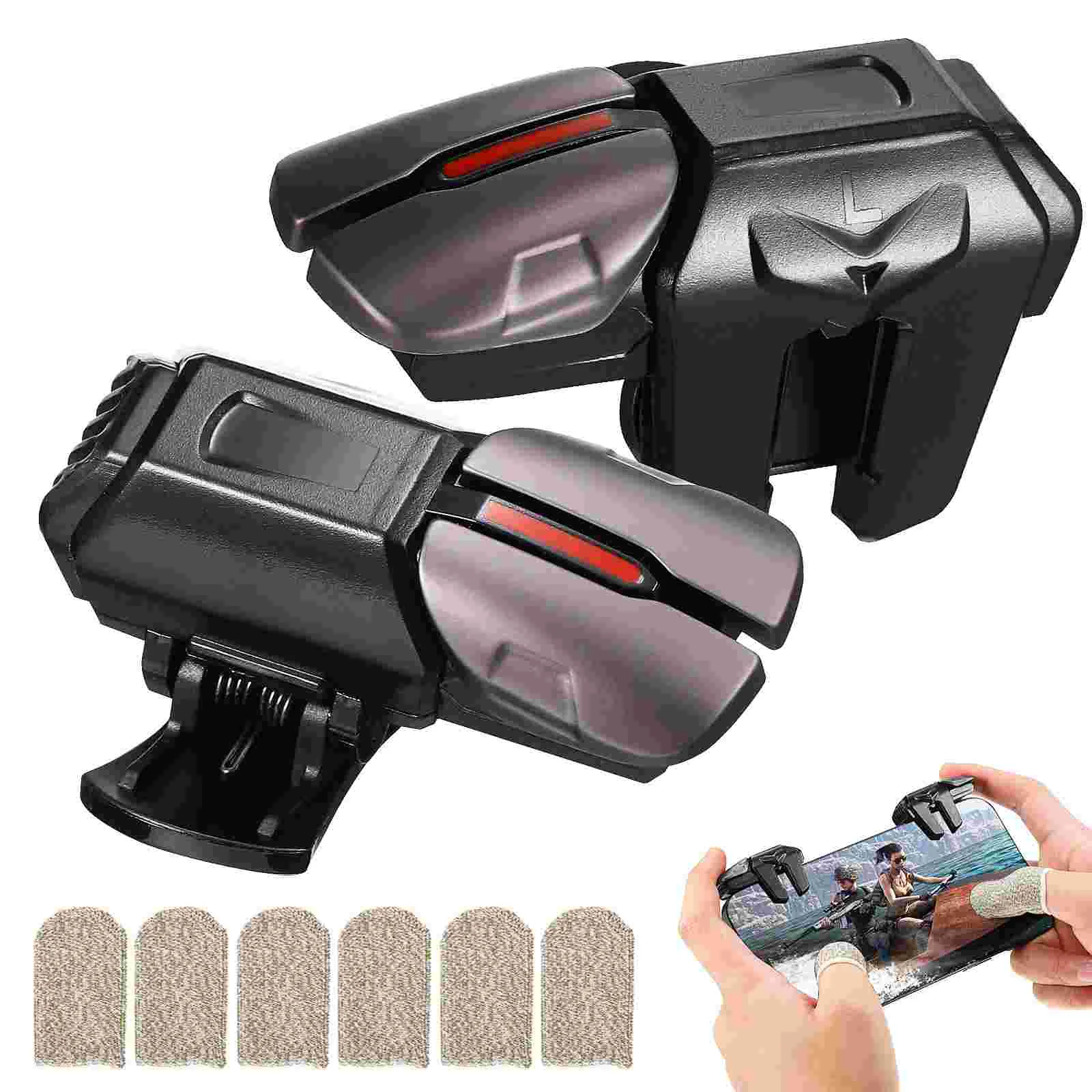 Mobile Game Controllers Sensitive Ergonomic Auxiliary Button Touchscreen Gaming Triggers Handles Anti Pad Lasting
Mobile Game Controllers Sensitive Ergonomic Auxiliary Button Touchscreen Gaming Triggers Handles Anti Pad Lasting