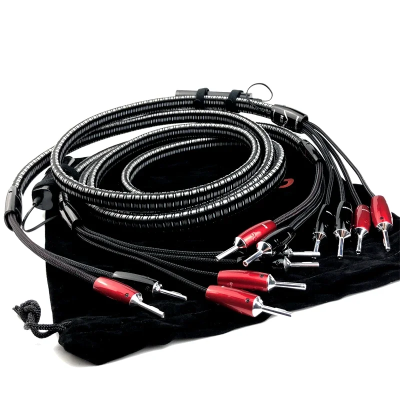 K2 Speaker Cable 2 To 4 BiWire / Single Line Silver ( PSS ) HiFi Audio Amplifier Speaker Cable with 72V Battery
K2 Speaker Cable 2 To 4 BiWire / Single Line Silver ( PSS ) HiFi Audio Amplifier Speaker Cable with 72V Battery