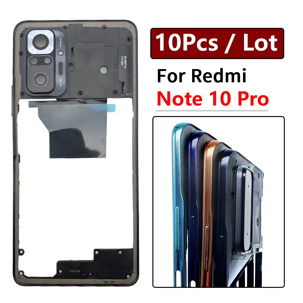 10Pcs/Lot, New For Xiaomi Redmi Note 10 Pro Middle Frame Housing Case Middle Frame Bezel Middle Plate Replacement
10Pcs/Lot, New For Xiaomi Redmi Note 10 Pro Middle Frame Housing Case Middle Frame Bezel Middle Plate Replacement