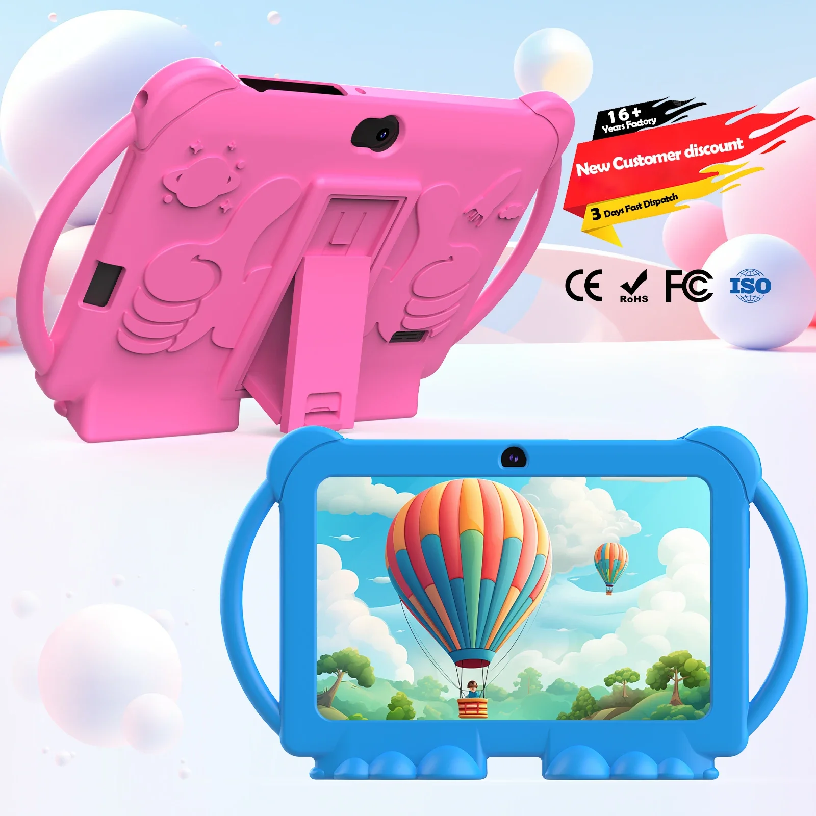 Peicheng 7 Inch 4GB 32GB Android 12 Para Children Educational for Child Toddler Learning Tab Tablette Pour Enfant Kids Tablet
Peicheng 7 Inch 4GB 32GB Android 12 Para Children Educational for Child Toddler Learning Tab Tablette Pour Enfant Kids Tablet