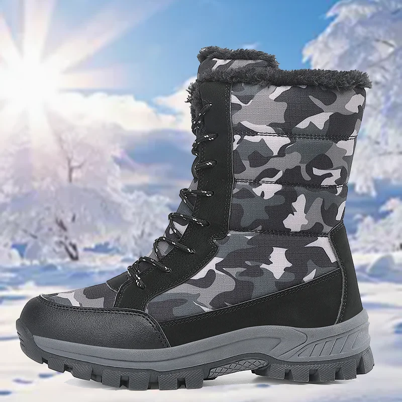 Hot Trend Women's Winter Snow Boots Warm Plush Lined Mid Calf Boots Waterproof Anti Slip Outdoor Snow Women's Hiking Shoes
Hot Trend Women's Winter Snow Boots Warm Plush Lined Mid Calf Boots Waterproof Anti Slip Outdoor Snow Women's Hiking Shoes
