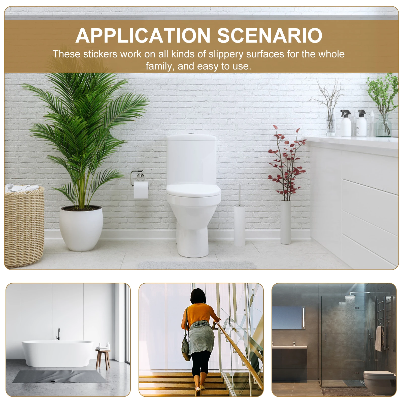 12pcs PEVA Non Slip Stickers Bathtub Anti Skid Tape Shower Safety Strips Decorative Floor Decals Easy Removable Adhesive Bath
12pcs PEVA Non Slip Stickers Bathtub Anti Skid Tape Shower Safety Strips Decorative Floor Decals Easy Removable Adhesive Bath