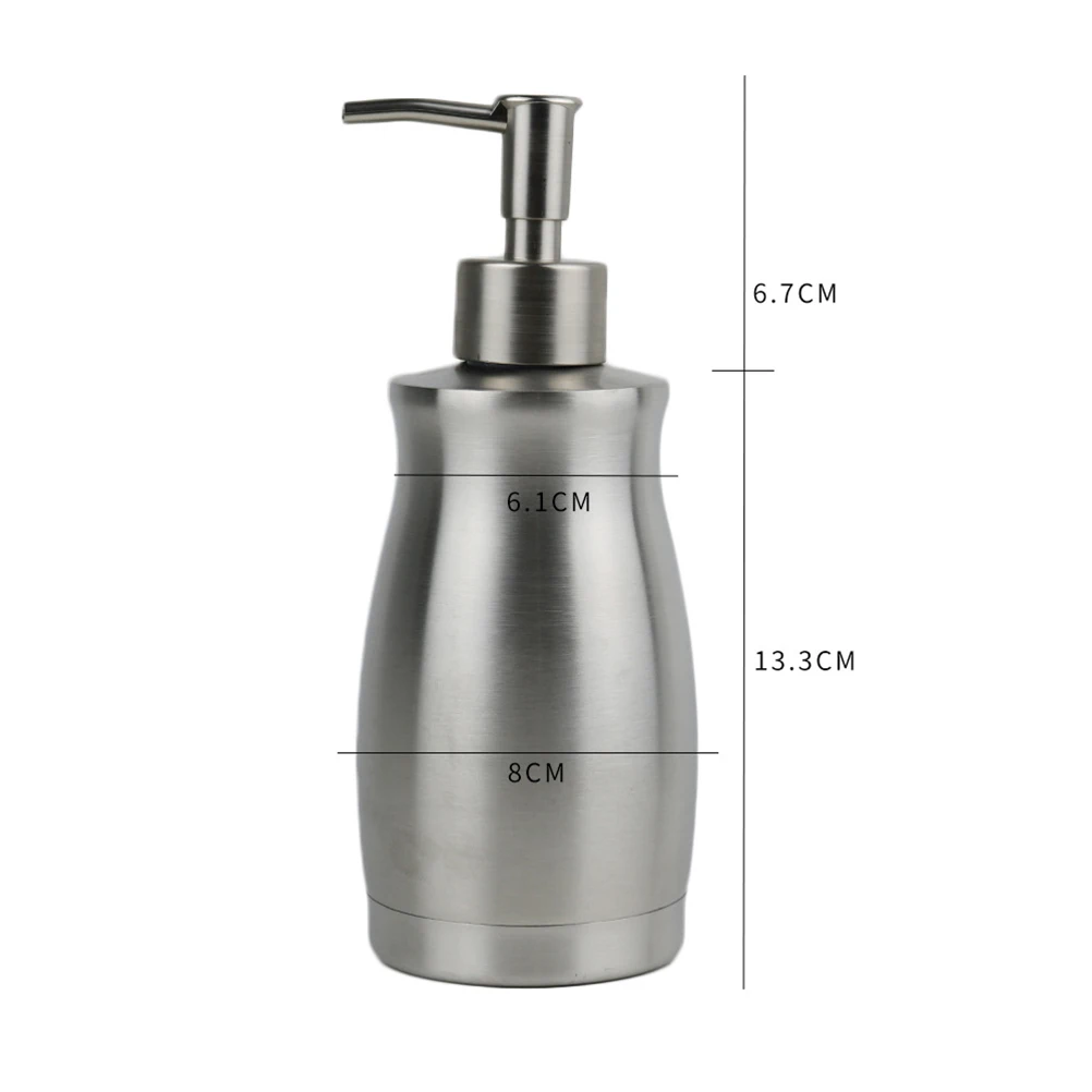 Stainless Steel Lotion Bottle 390 ML Soap Gel Dispenser Kitchen Bathroom Eco Friendly Reusable Practical Sleek Design
Stainless Steel Lotion Bottle 390 ML Soap Gel Dispenser Kitchen Bathroom Eco Friendly Reusable Practical Sleek Design