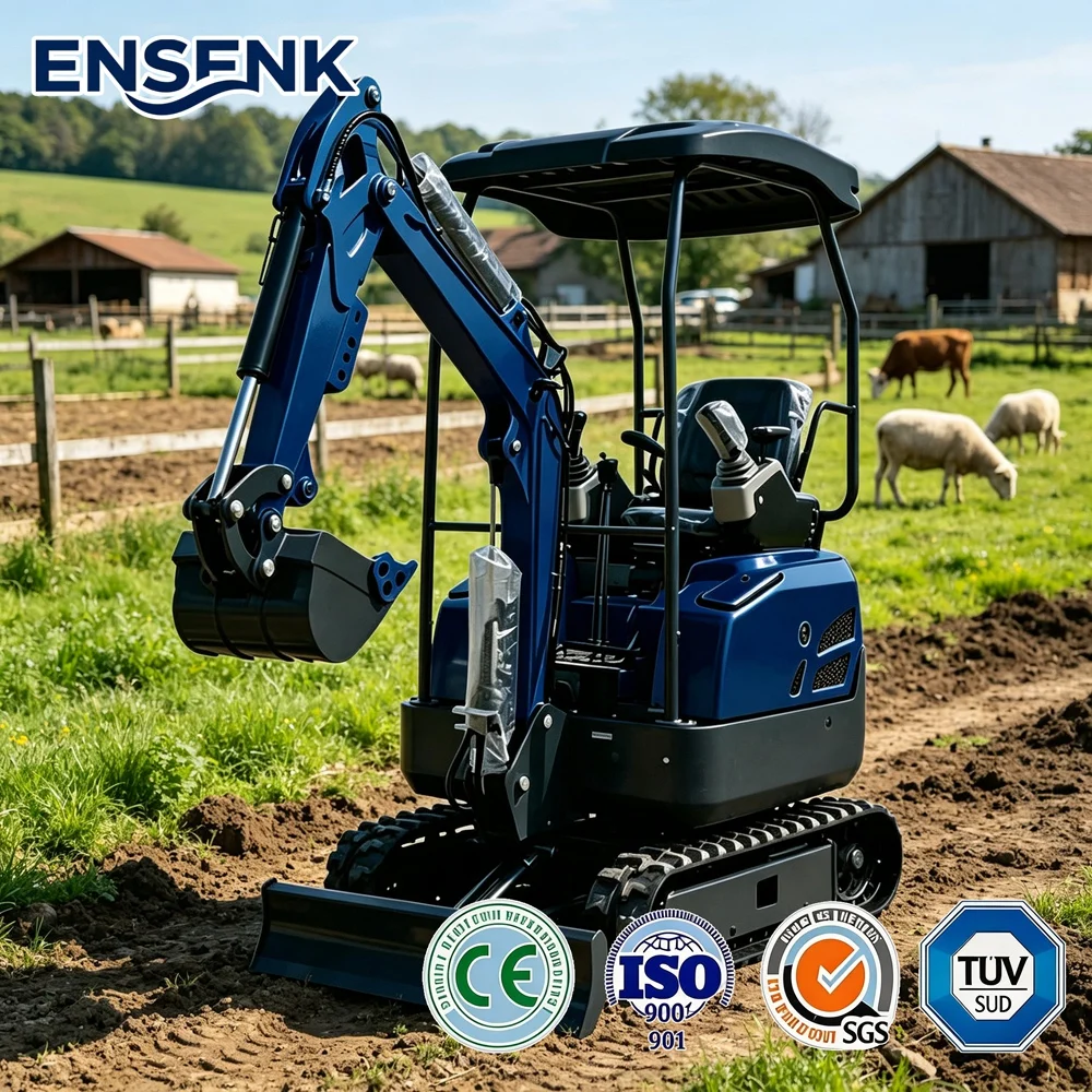 0.8Ton Mini Excavator Construction 1.2Ton 1.5Ton 2.5Ton Diesel engine EPA Euro5 Crawler Farm Trenching Cab Multifunctional Fast
0.8Ton Mini Excavator Construction 1.2Ton 1.5Ton 2.5Ton Diesel engine EPA Euro5 Crawler Farm Trenching Cab Multifunctional Fast