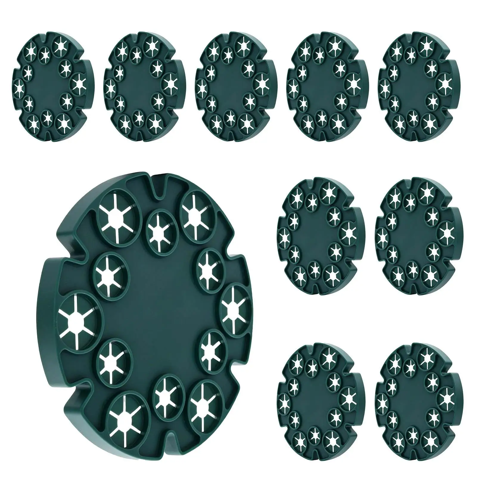 Cane Plant Holder 12 Holes Vertical Climbing Rings 10-pieces Monstera Plant Support for Outdoor Gardening Greenhouse House Peas
Cane Plant Holder 12 Holes Vertical Climbing Rings 10-pieces Monstera Plant Support for Outdoor Gardening Greenhouse House Peas