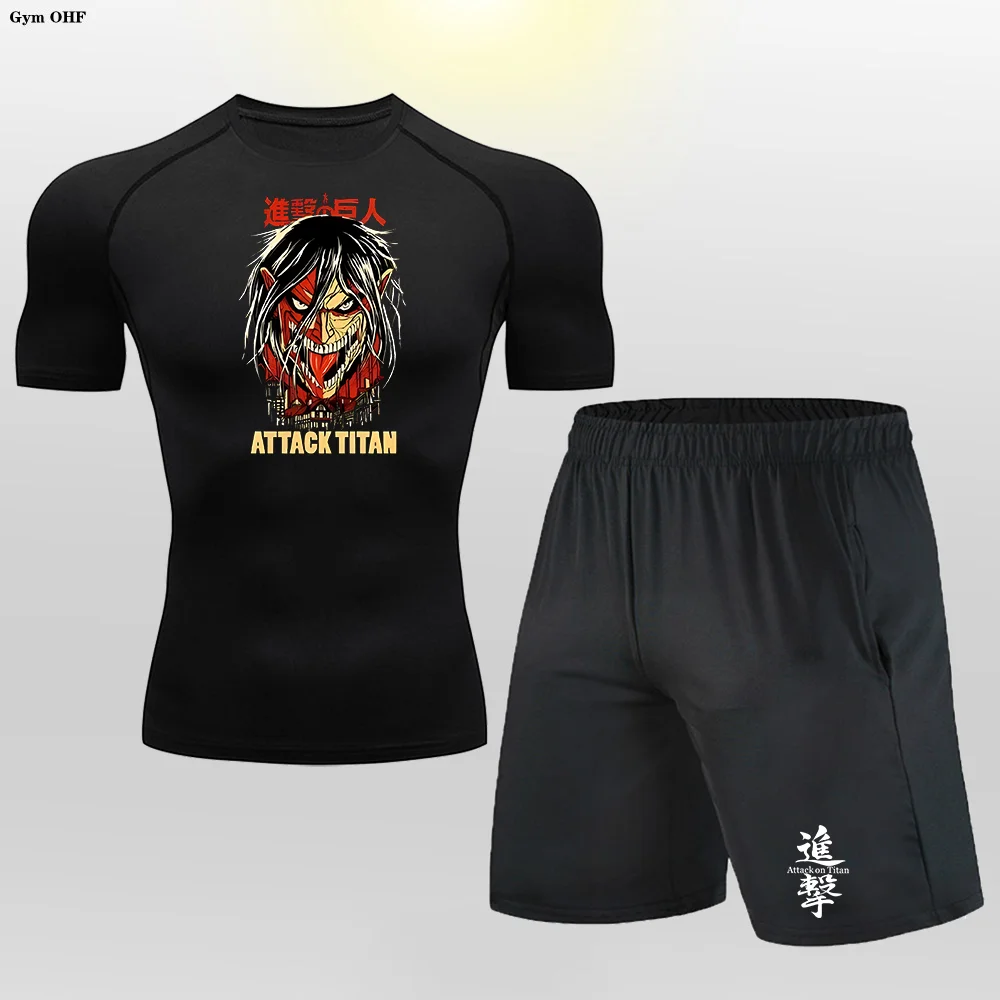Fitness Sports Set Men's Tight Quick Drying Basketball Football Compression Track And Field Set Spring And Autumn Sports Jogging
Fitness Sports Set Men's Tight Quick Drying Basketball Football Compression Track And Field Set Spring And Autumn Sports Jogging