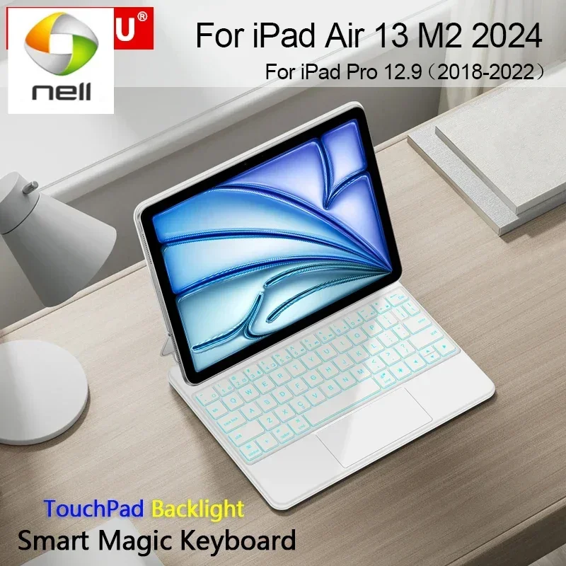 Magnetic Magic Keyboard For iPad Air 13 inch 2024 M2 Tablet Smart Case For iPad Pro 12.9 M1 6th 5th 4th 3rd Gen Backlit Keyboard
Magnetic Magic Keyboard For iPad Air 13 inch 2024 M2 Tablet Smart Case For iPad Pro 12.9 M1 6th 5th 4th 3rd Gen Backlit Keyboard
