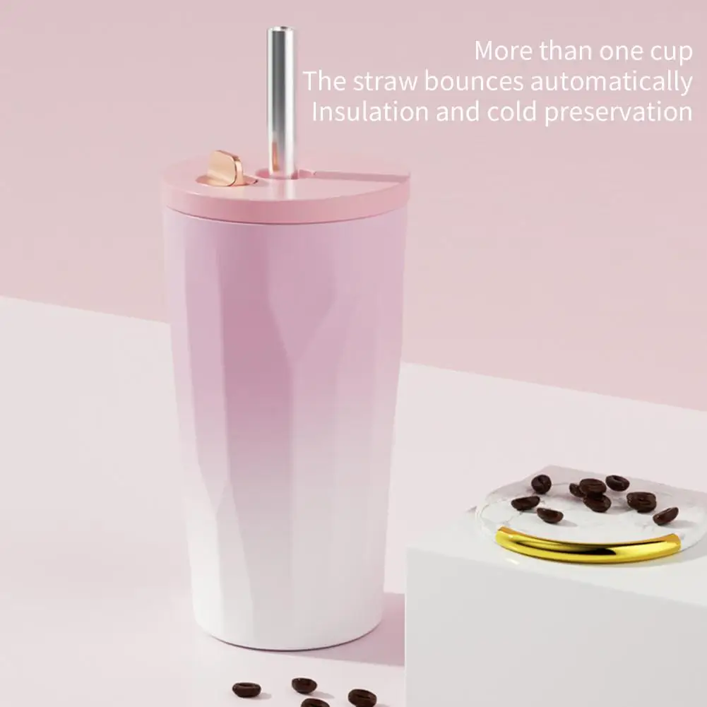 Rust-resistant Coffee Cup Attractive Coffee Tumbler Gradient Stainless Steel Coffee Mug Water Bottle Set with Straw for Men
Rust-resistant Coffee Cup Attractive Coffee Tumbler Gradient Stainless Steel Coffee Mug Water Bottle Set with Straw for Men
