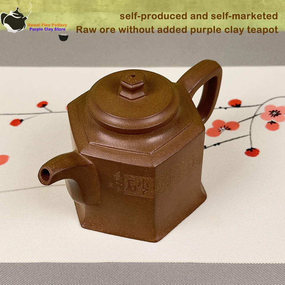 Handmade Authentic Yixing Purple Clay Teapot for Chinese Gongfu Tea, kung fu tea set Maker for Home, Office, Gift 300ml
Handmade Authentic Yixing Purple Clay Teapot for Chinese Gongfu Tea, kung fu tea set Maker for Home, Office, Gift 300ml 