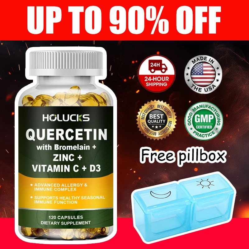 Высокомощная добавка с запросином и витамином С D3, поддерживает снижение воспаления, здоровое кровяное давление и общее здоровье, веганский
Высокомощная добавка с запросином и витамином С D3, поддерживает снижение воспаления, здоровое кровяное давление и общее здоровье, веганский