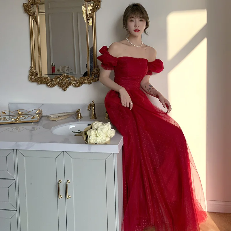 Elegant One Shoulder Burgundy A-Line Chiffon Evening Dress Back Zipper Women Formal Gowns Robe De Soiree Cheongsam
Elegant One Shoulder Burgundy A-Line Chiffon Evening Dress Back Zipper Women Formal Gowns Robe De Soiree Cheongsam