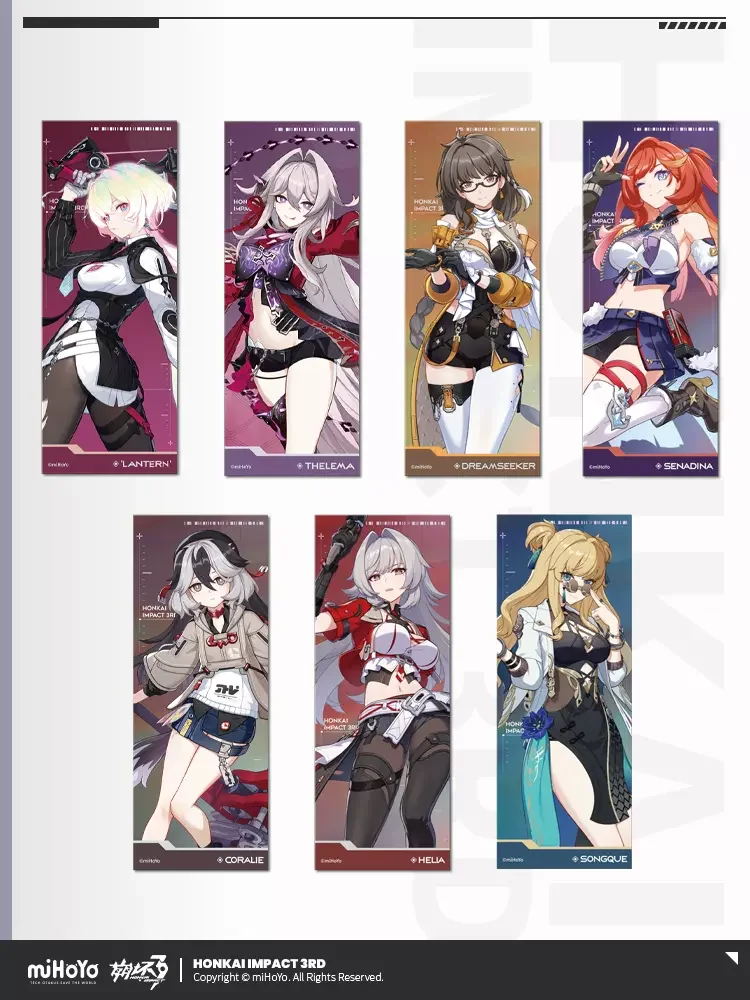 Официальный товар Sunsyea Honkai Impact 3rd II miHoYo, оригинальные подлинные карты Senadina Coralie Helia Dreamseeker Songque
Официальный товар Sunsyea Honkai Impact 3rd II miHoYo, оригинальные подлинные карты Senadina Coralie Helia Dreamseeker Songque