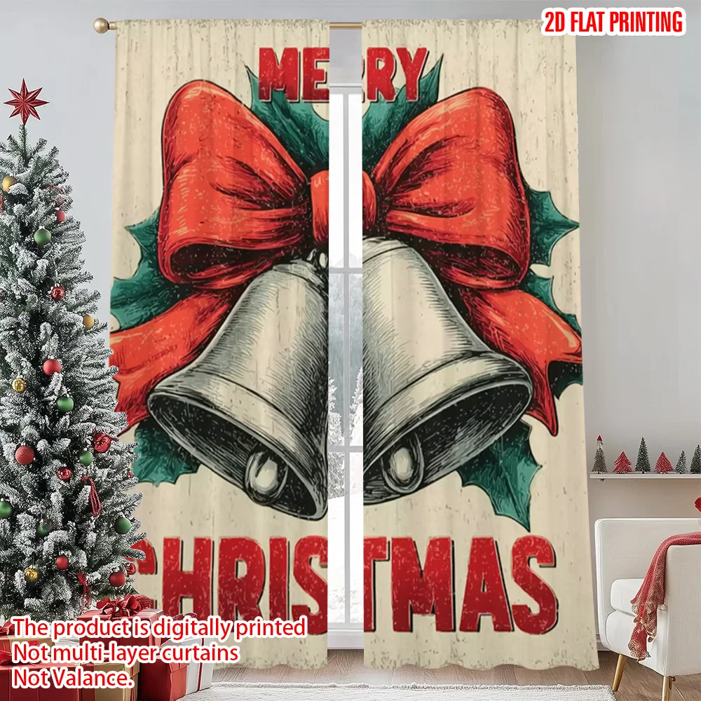 2pcs 2D flat printing Merry Christmas Popular Window Drapes Merry Christmas1 Versatile Polyester Without Electricity Spring
2pcs 2D flat printing Merry Christmas Popular Window Drapes Merry Christmas1 Versatile Polyester Without Electricity Spring