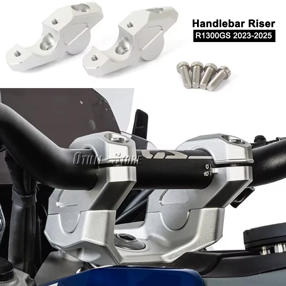 Handlebar Riser Bar Mount Handle Clamp SilverMotorcycle Accessories For BMW R 1300 GS Adventure R1300GS 2023-2025
Handlebar Riser Bar Mount Handle Clamp SilverMotorcycle Accessories For BMW R 1300 GS Adventure R1300GS 2023-2025