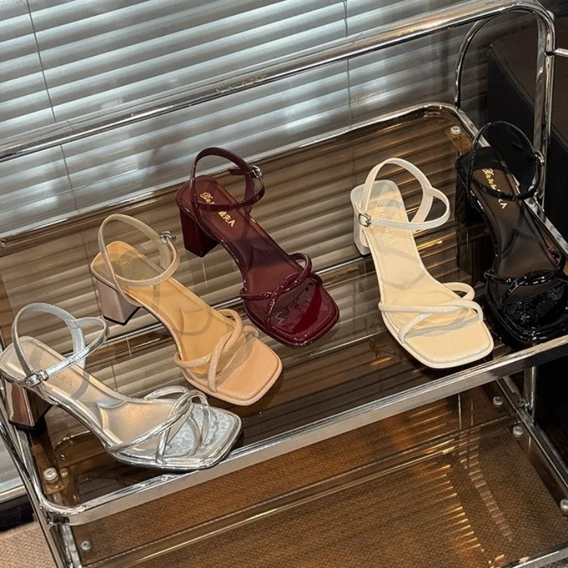 Women High Heel Sandals 2026 Summer French High Heels Designer Shoes for Women Fashion Banquet Shoes Quality Sandalias De Mujer
Women High Heel Sandals 2026 Summer French High Heels Designer Shoes for Women Fashion Banquet Shoes Quality Sandalias De Mujer