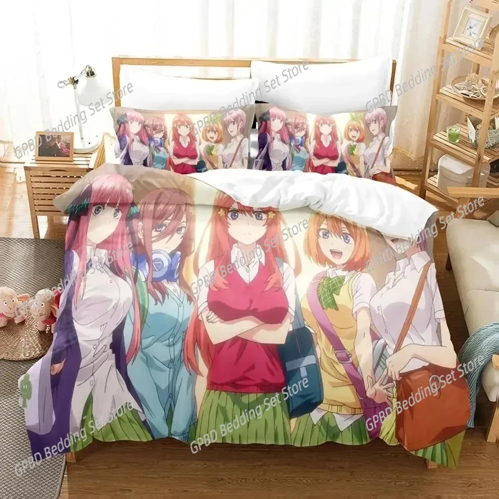 Anime Quintessential Quintuplets Bedding Set Duvet Cover Bed Set Quilt Cover Pillowcase Comforter king Queen Size Boys Adult
Anime Quintessential Quintuplets Bedding Set Duvet Cover Bed Set Quilt Cover Pillowcase Comforter king Queen Size Boys Adult