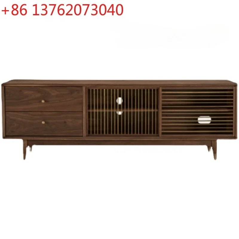 Nordic black walnut solid wood TV cabinet simple light luxury modern Japanese log living room TV cabinet
Nordic black walnut solid wood TV cabinet simple light luxury modern Japanese log living room TV cabinet