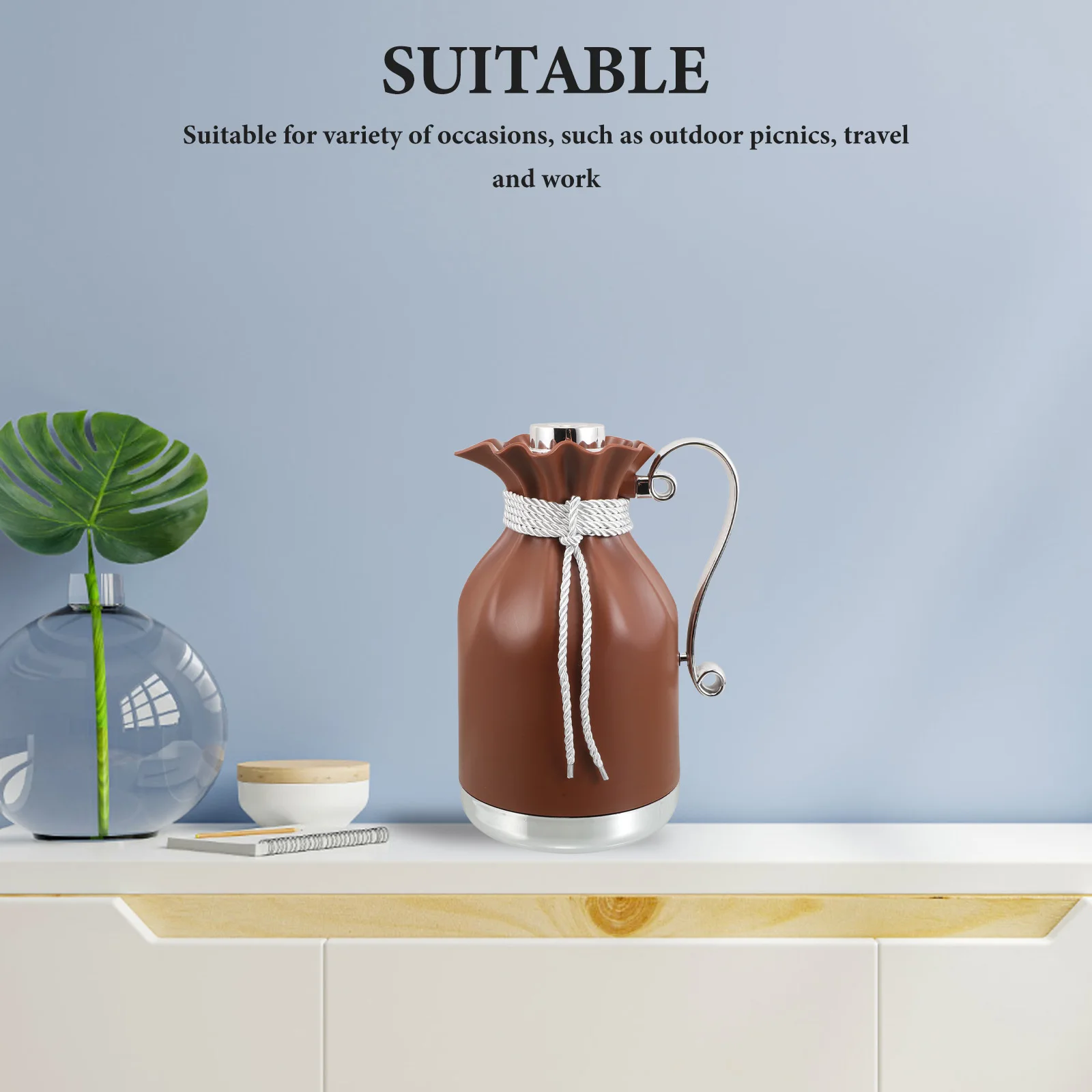 1L Large Capacity Thermal Coffee Carafe Glass Liner Hot Cold Drinks Insulated Tea Pot Home Office Outdoor Travel
1L Large Capacity Thermal Coffee Carafe Glass Liner Hot Cold Drinks Insulated Tea Pot Home Office Outdoor Travel