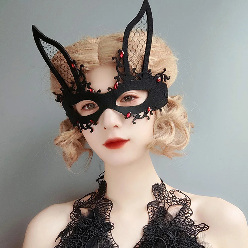 Mask Half Face Masquerade Party Accessories Halloween Carnival Rabbit Masks Adjustable Furry Prop For Festivals
Mask Half Face Masquerade Party Accessories Halloween Carnival Rabbit Masks Adjustable Furry Prop For Festivals