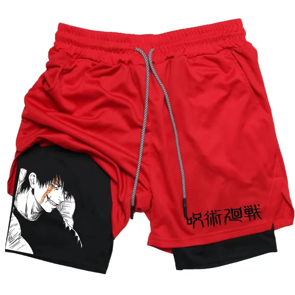 Anime Jujutsu Kaisen Gym Shorts Fitness 2 in 1 Compression Performance Shorts Workout Quick Dry Athletics Short Pants RL0601
Anime Jujutsu Kaisen Gym Shorts Fitness 2 in 1 Compression Performance Shorts Workout Quick Dry Athletics Short Pants RL0601