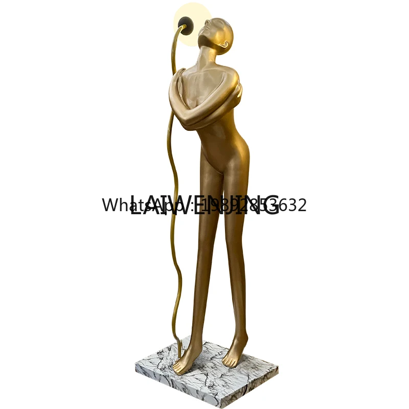 B1 Nordic creative humanoid art sculpture floor to hug home floor ornament
B1 Nordic creative humanoid art sculpture floor to hug home floor ornament