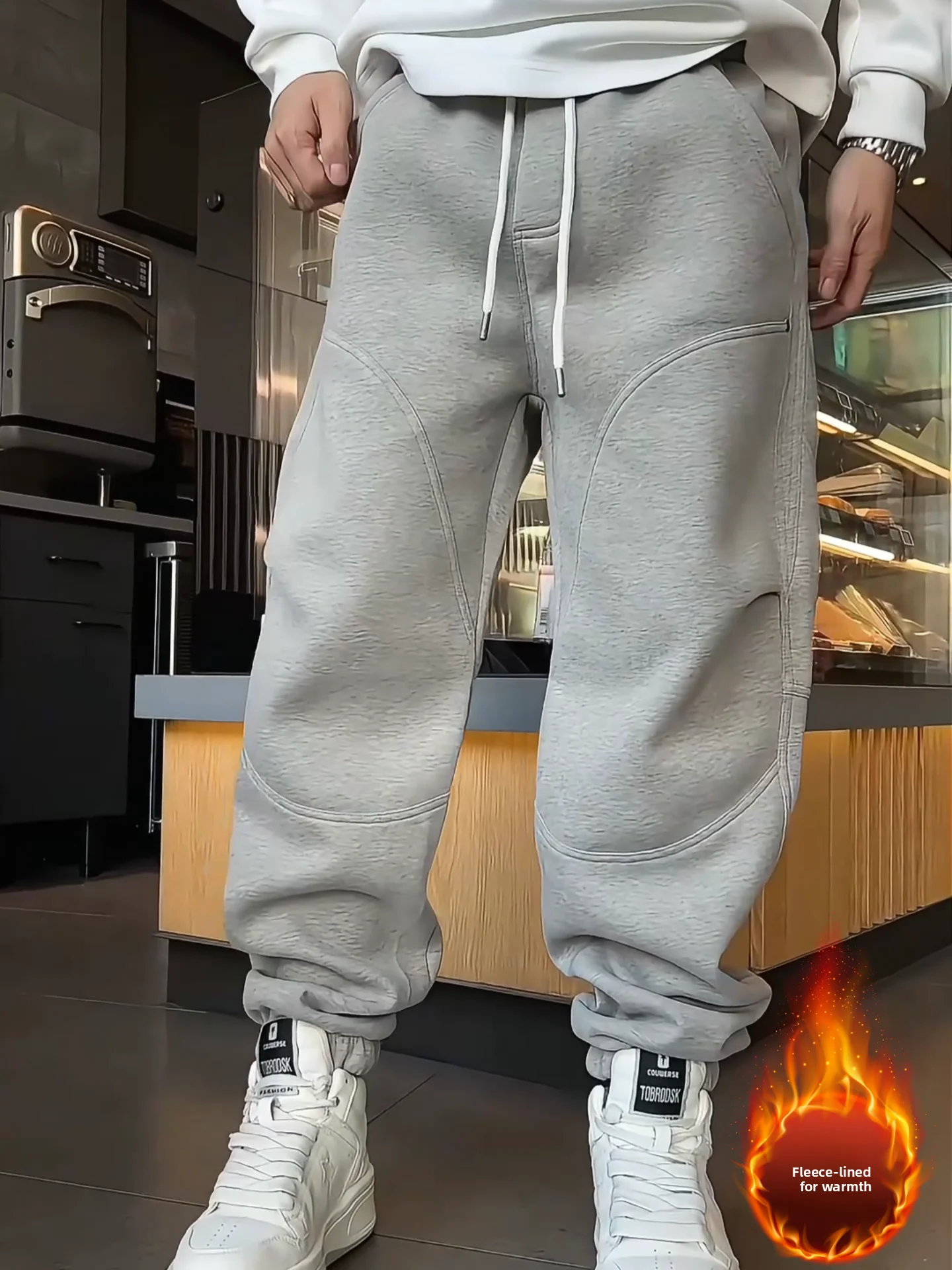 Men's Fce Lined Cuffed Casual Pants Loose Fit Faionable All Season Warmth Long Trousers Winter Heavy Du Comfortable Jeans
Men's Fce Lined Cuffed Casual Pants Loose Fit Faionable All Season Warmth Long Trousers Winter Heavy Du Comfortable Jeans