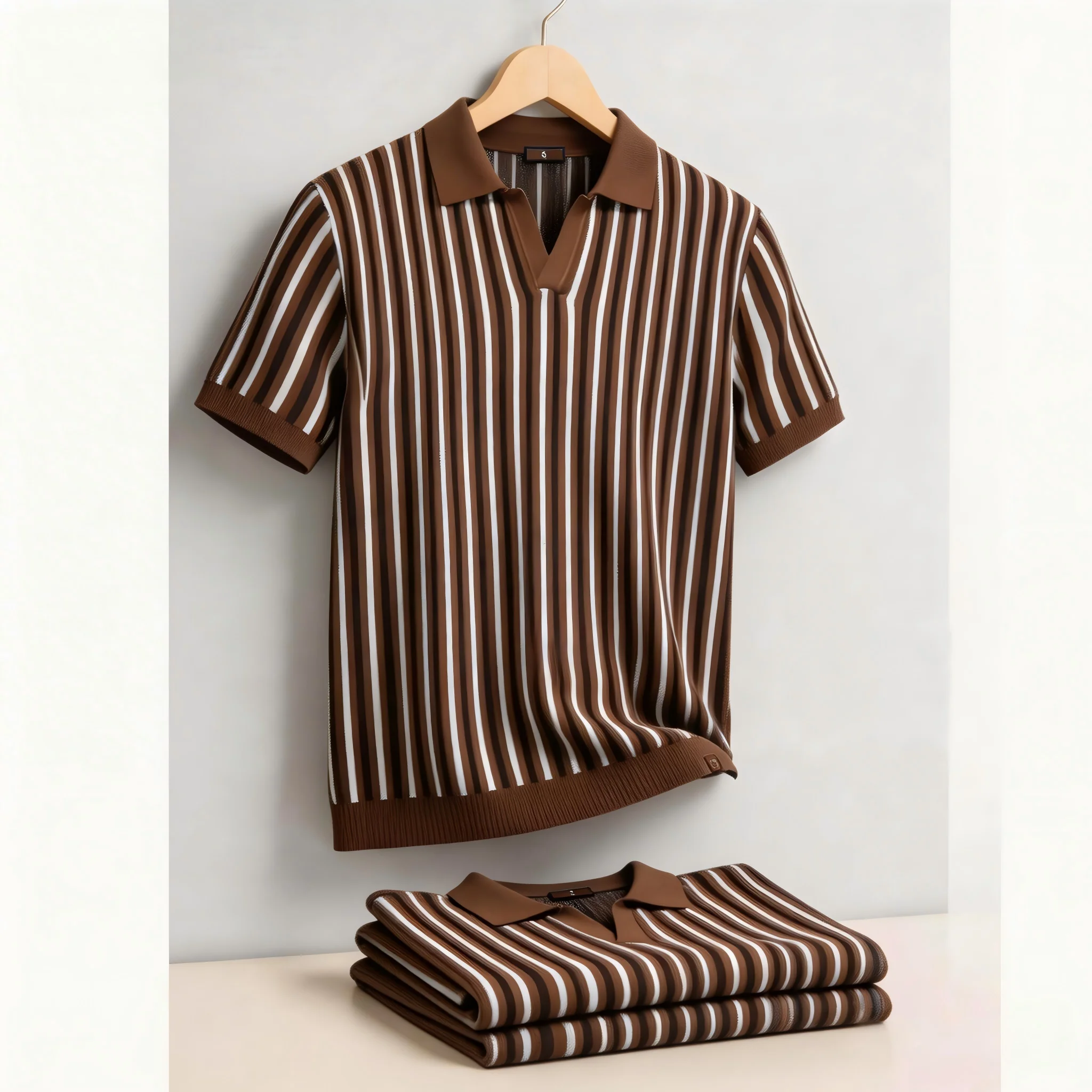 2026NewSummer Men's Polo Shirts 2026 Stripe Design Ice Silk Short Sleeve Cool Touch Breathable Casual Outdoor Polo Shirt for Men
2026NewSummer Men's Polo Shirts 2026 Stripe Design Ice Silk Short Sleeve Cool Touch Breathable Casual Outdoor Polo Shirt for Men