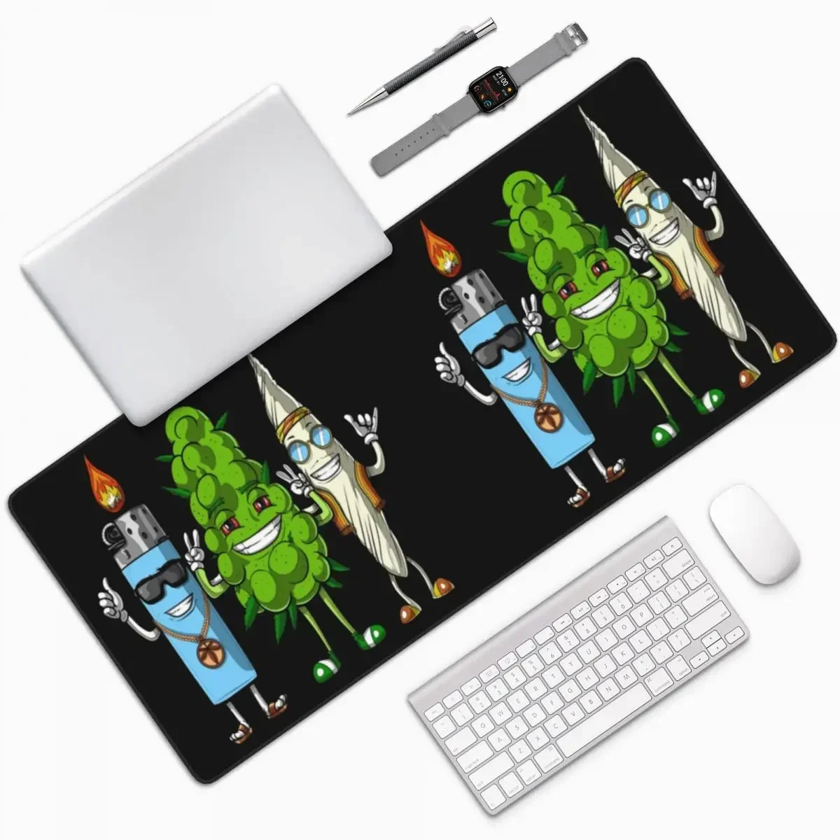 Зажигалка Weed Bud Joint, большой коврик для мыши, компьютерная клавиатура, коврик для мыши, игровой коврик для ноутбука, офисные аксессуары, настольные коврики
Зажигалка Weed Bud Joint, большой коврик для мыши, компьютерная клавиатура, коврик для мыши, игровой коврик для ноутбука, офисные аксессуары, настольные коврики