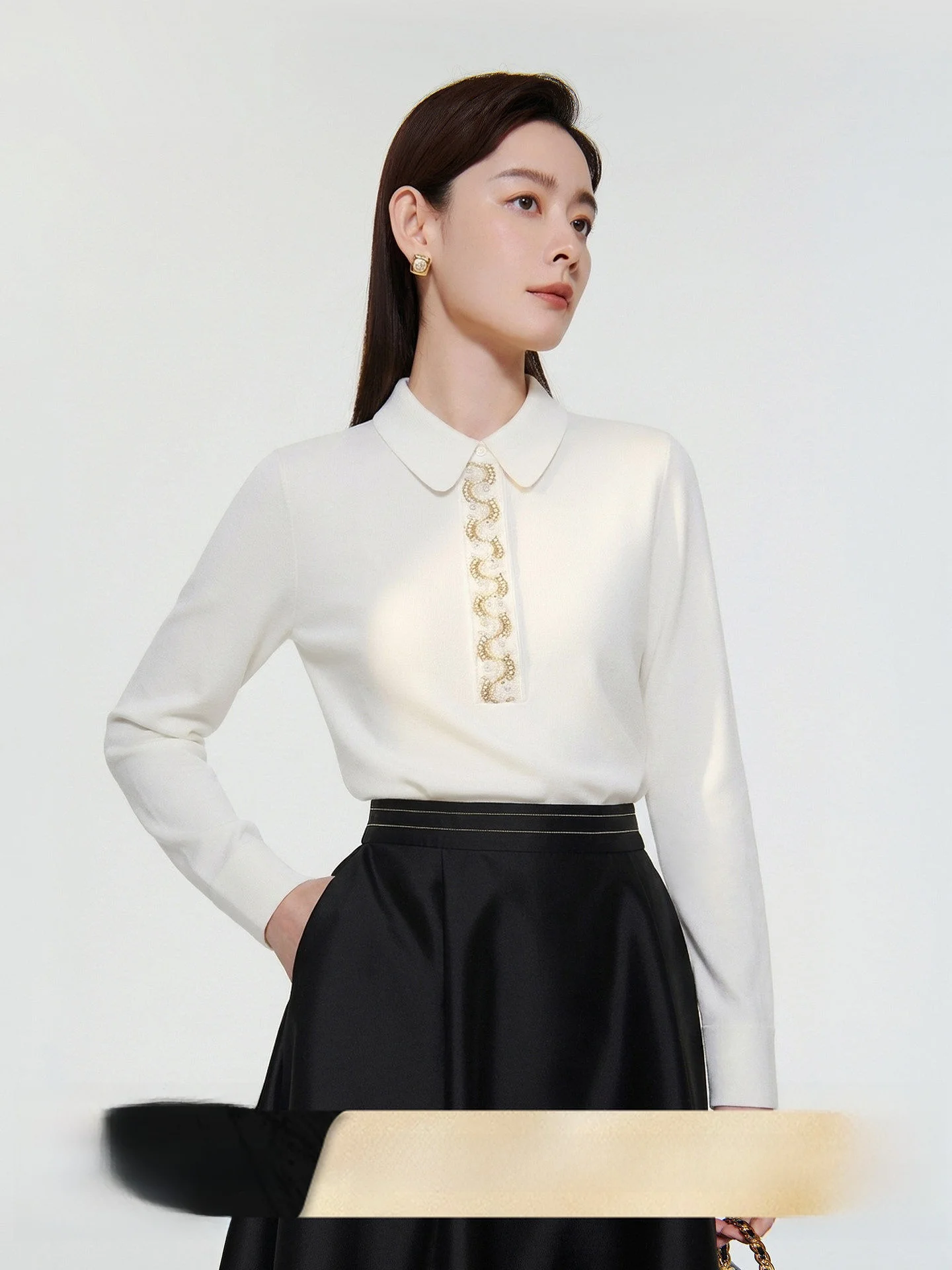 CVANEA Spring Cloud Silk Shirt Handmade Beaded Versatile 30 Momme Pure Silk Long Sleeve Neck Daily Wear Chinese Origin
CVANEA Spring Cloud Silk Shirt Handmade Beaded Versatile 30 Momme Pure Silk Long Sleeve Neck Daily Wear Chinese Origin