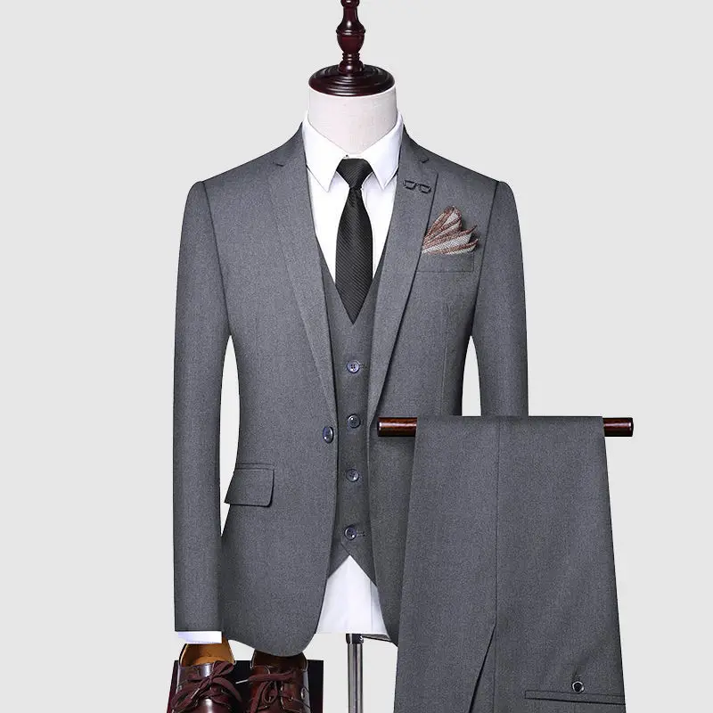 LE276Young formal groom wedding suit groom wedding suit men's full set Korean style slim fit
LE276Young formal groom wedding suit groom wedding suit men's full set Korean style slim fit