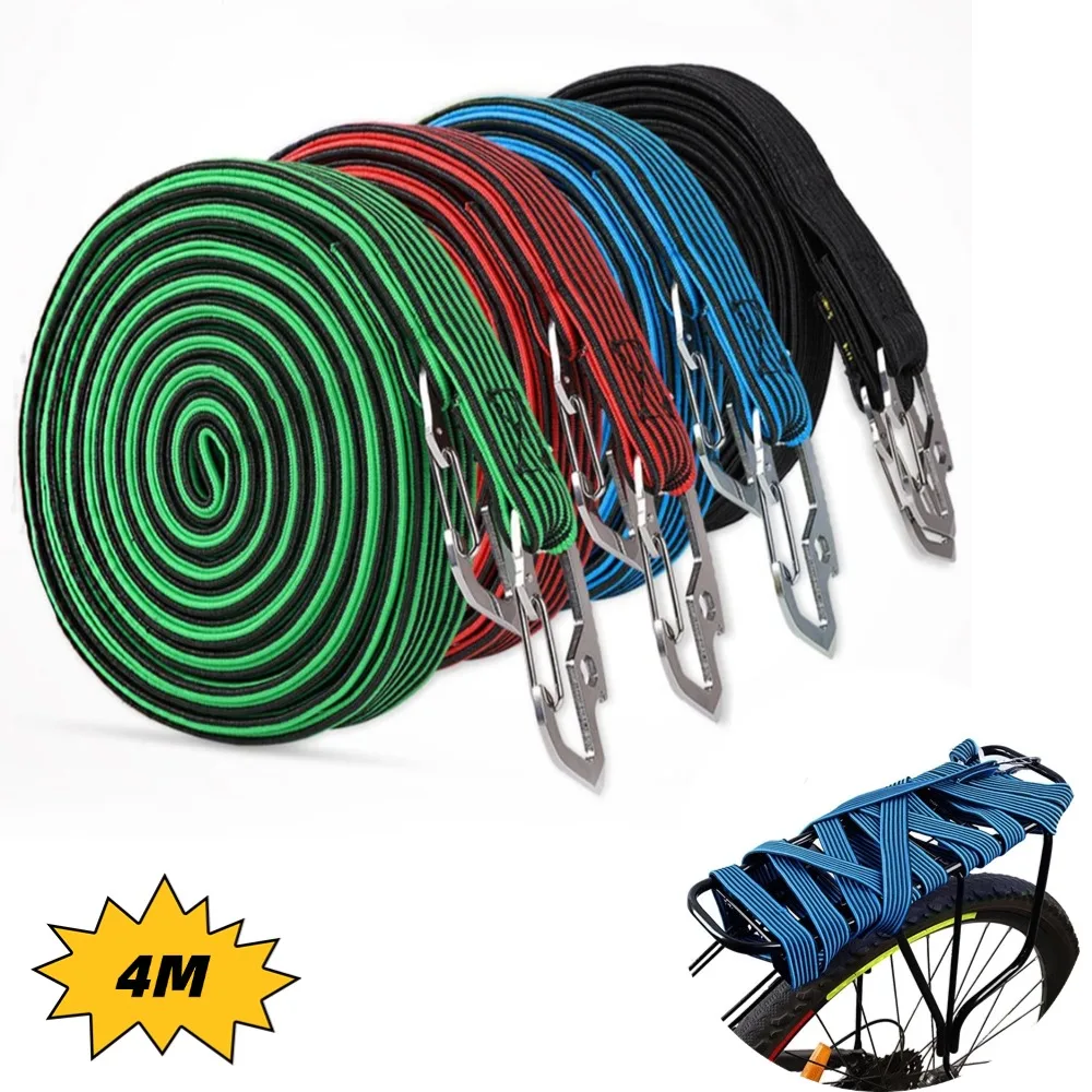 4M Bicycle Racks Cargo Tied Rope Carbon Steel Hook Hasp Luggage Carrier Retractable Elastic Band Bike Cargo Straps Rope
4M Bicycle Racks Cargo Tied Rope Carbon Steel Hook Hasp Luggage Carrier Retractable Elastic Band Bike Cargo Straps Rope