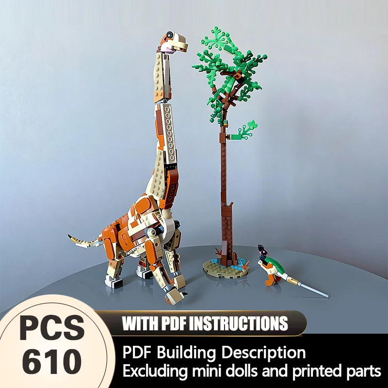 Creators Animal Series Model MOC Building Bricks Giraffatitan Brancai Modular Technology Gift Holiday Assemble Children Toy Suit
Creators Animal Series Model MOC Building Bricks Giraffatitan Brancai Modular Technology Gift Holiday Assemble Children Toy Suit