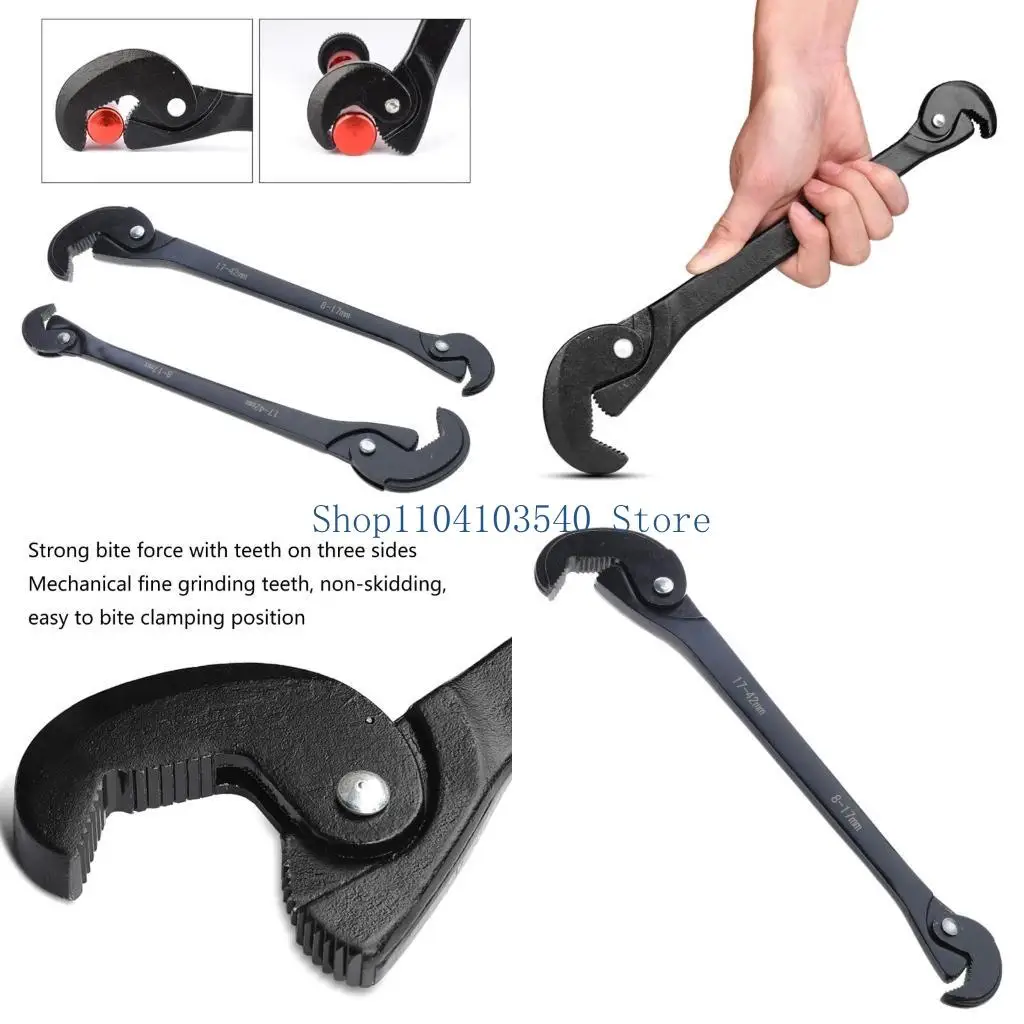 02DC Universal Wrench 8-42mm Multi-function Quick Snap Grip Wrench Socket Head Adjustable Wrench Spanner For Nuts and Bolts
02DC Universal Wrench 8-42mm Multi-function Quick Snap Grip Wrench Socket Head Adjustable Wrench Spanner For Nuts and Bolts