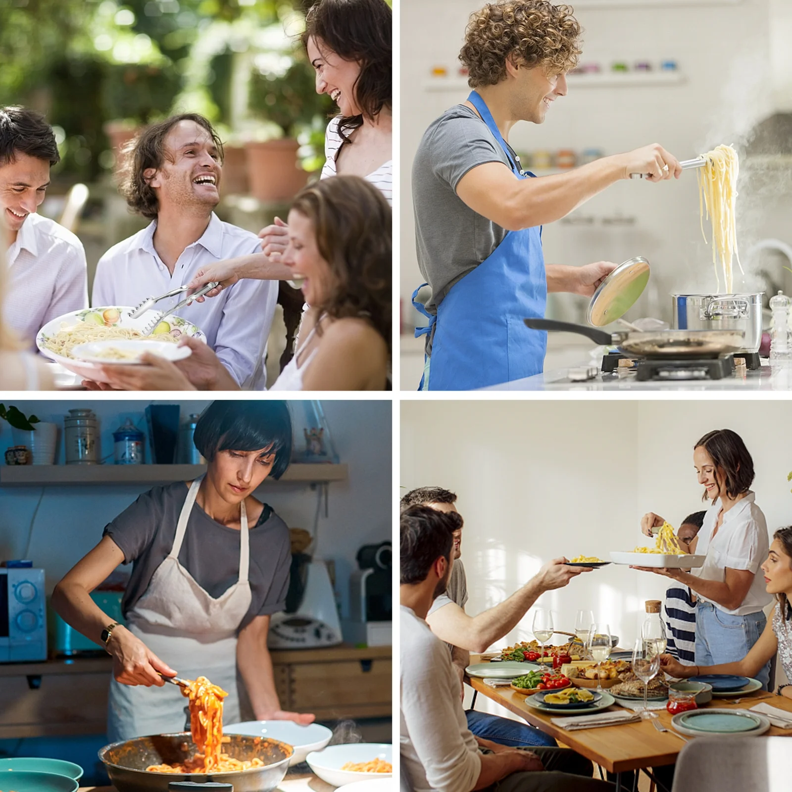 2Pcs Portable Stainless Steel Pasta Tongs Sweat Oil Filter Design for Home Party Hotel Kitchen Buffet Bbq Tools
2Pcs Portable Stainless Steel Pasta Tongs Sweat Oil Filter Design for Home Party Hotel Kitchen Buffet Bbq Tools