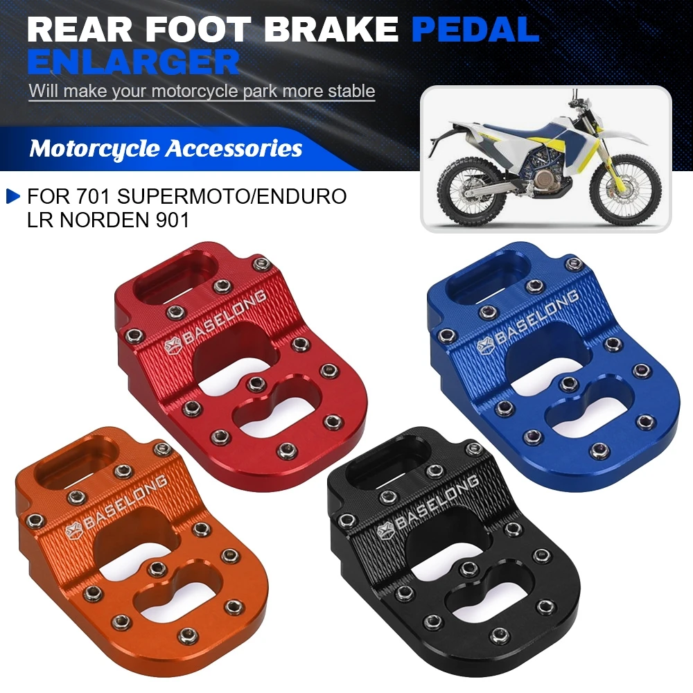 For Husqvarna 701 Supermoto/Enduro LR Norden 901 Motorcycle Extension For Brake Pedal DualControl Brake Lever Enlarger And Riser
For Husqvarna 701 Supermoto/Enduro LR Norden 901 Motorcycle Extension For Brake Pedal DualControl Brake Lever Enlarger And Riser