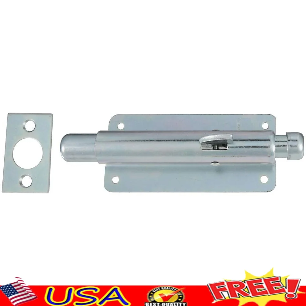 V830 6 Inch Zinc Plated Foot Bolt Door Security Guard Hardware Included Carded Packaging Easy Installation Durable Design
V830 6 Inch Zinc Plated Foot Bolt Door Security Guard Hardware Included Carded Packaging Easy Installation Durable Design