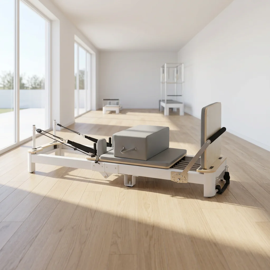 Aluminum Alloy Core Foldable Bed Pilates Reformer Saves Space for Pilates Studio Home Yoga Adjustable Multifunction Body
Aluminum Alloy Core Foldable Bed Pilates Reformer Saves Space for Pilates Studio Home Yoga Adjustable Multifunction Body